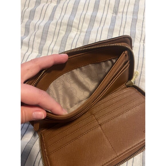 Michael Kors Signature Hamilton Continental Wallet Large MK Logo - Picture 8 of 12